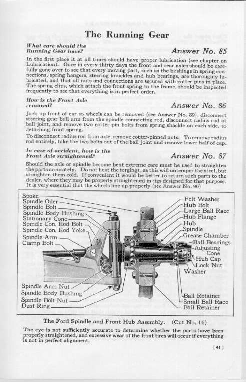1925 Ford Owners Manual Page 7